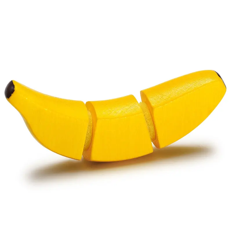 Erzi Banana To Cut Wooden Play Food 1