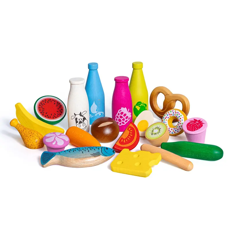Erzi Big Box Junior Assortment Wooden Play Food Set 1