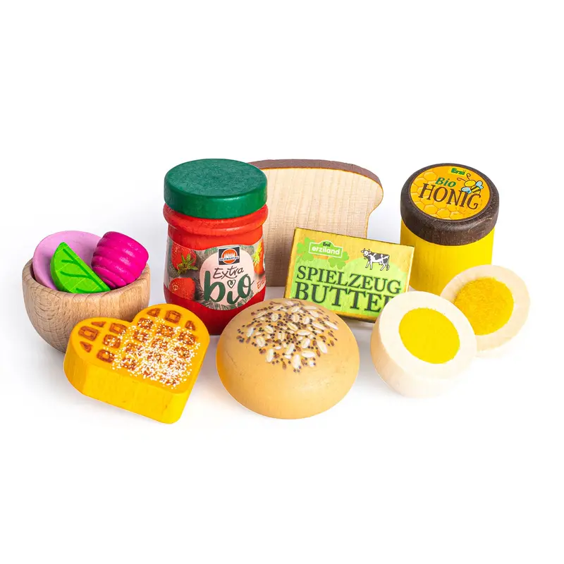 Erzi Breakfast Assortment Wooden Play Food Set 1