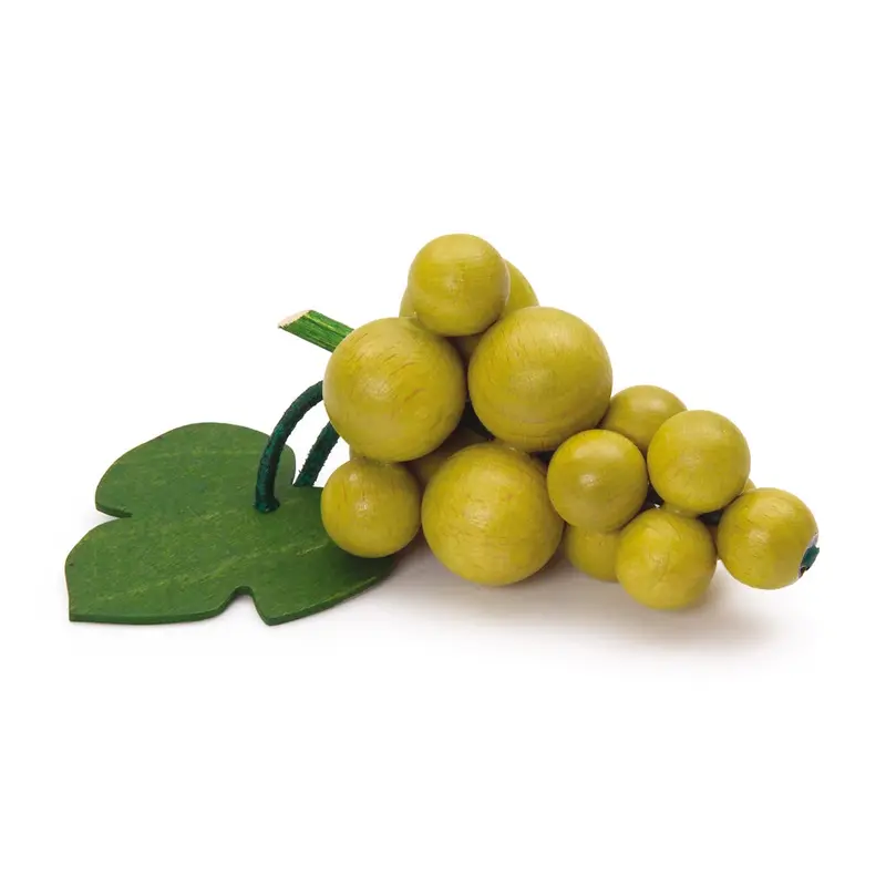 Erzi Bunch Of Green Grapes Wooden Play Food 1