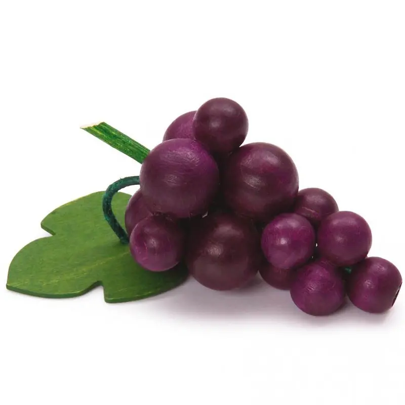 Erzi Bunch Of Purple Grapes Wooden Play Food 1