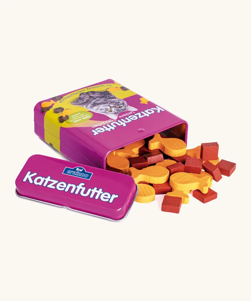 Erzi Cat Food Tin Wooden Play Food 2