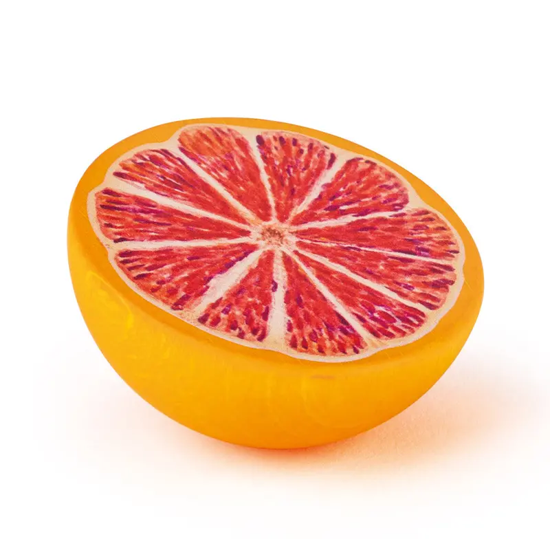Erzi Half Grapefruit Wooden Play Food 1