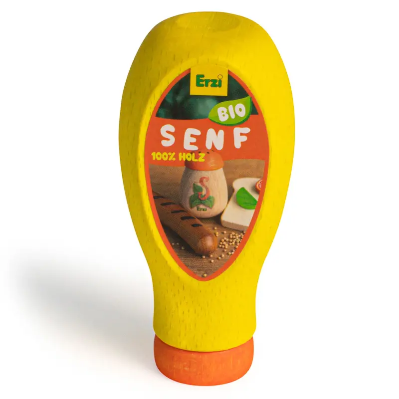 Erzi Mustard Wooden Play Food 1