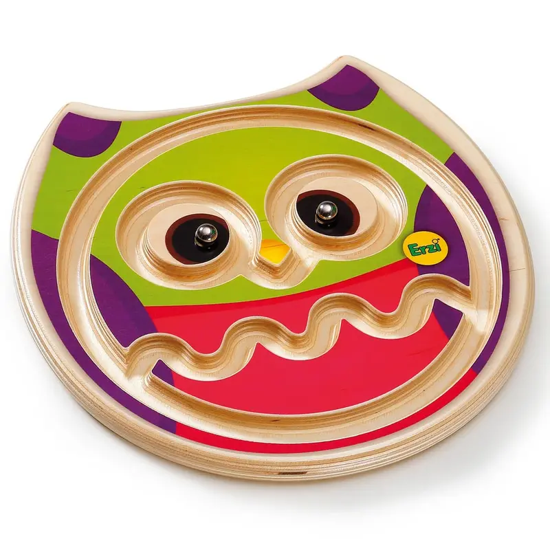 Erzi Owl Marble Maze Balance Game 2