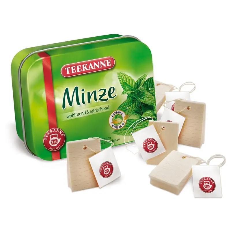 Erzi Peppermint Tea In A Tin Wooden Play Food 1