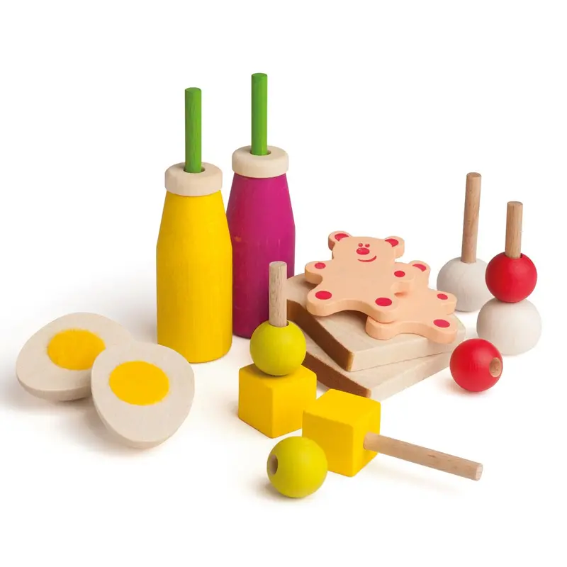 Erzi Picnic Assortment Wooden Play Food Set 1
