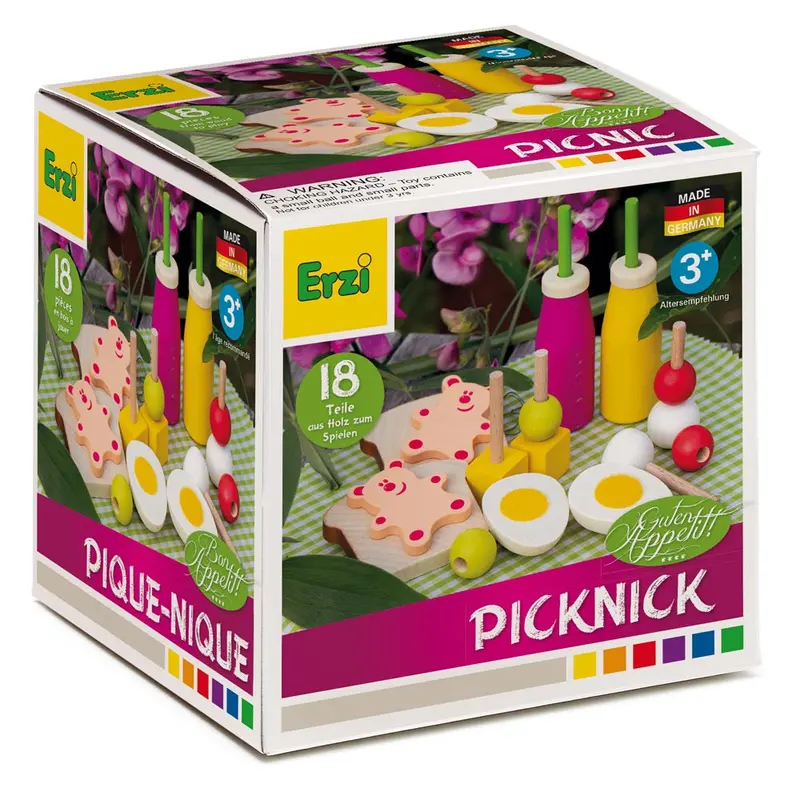 Erzi Picnic Assortment Wooden Play Food Set 2