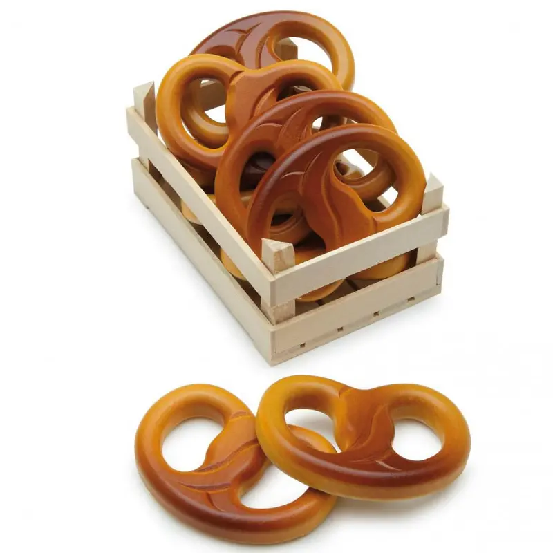 Erzi Pretzel Wooden Play Food 2