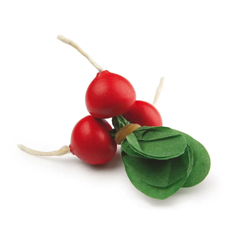 Erzi Radish Bunch Wooden Play Food 1