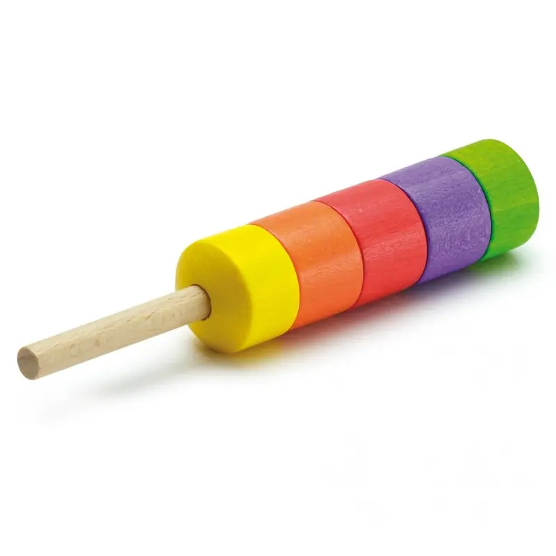 Erzi Rainbow Ice Lolly Wooden Play Food 1