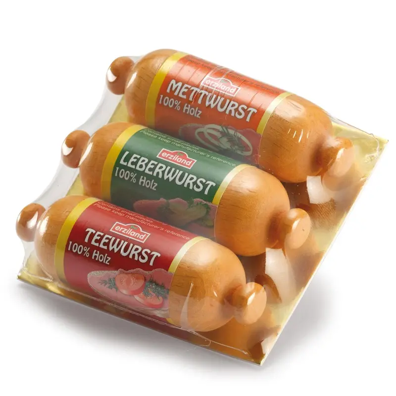 Erzi Sausages For Spreading Wooden Play Food 1
