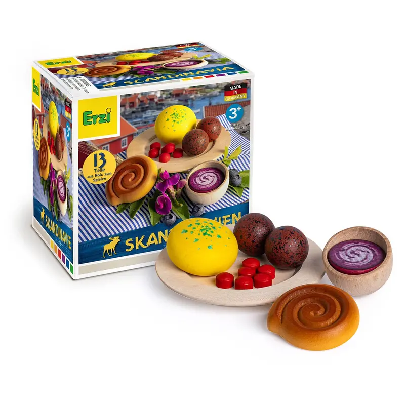 Erzi Scandinavian Assortment Wooden Play Food Set 2