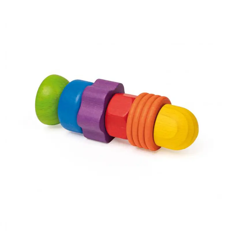 Erzi Screw-Turning Wooden Rainbow Game 1