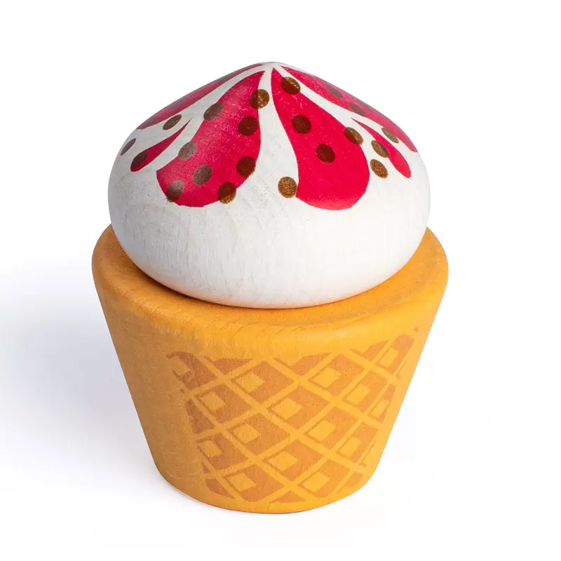 Erzi Soft Ice Cream Wooden Play Food 1