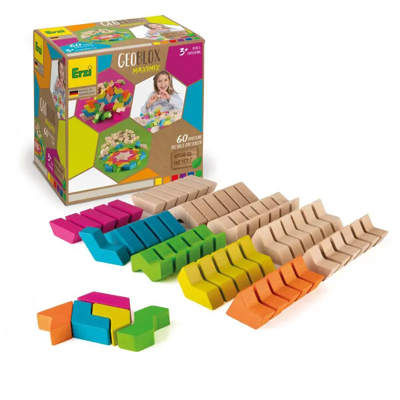 Erzi Stacking Maximix Geoblocks Building Set 1
