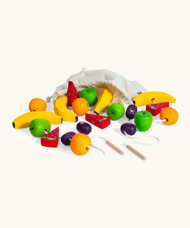 Erzi Threading Fruits Game 1