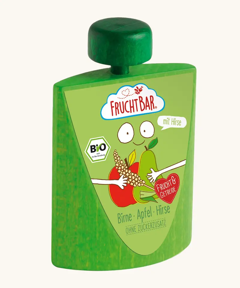 Erzi Toy Squeezy Pear Fruit Pouch 1