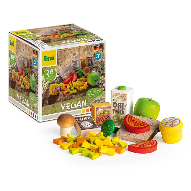 Erzi Vegan Assortment Wooden Play Food Set 1