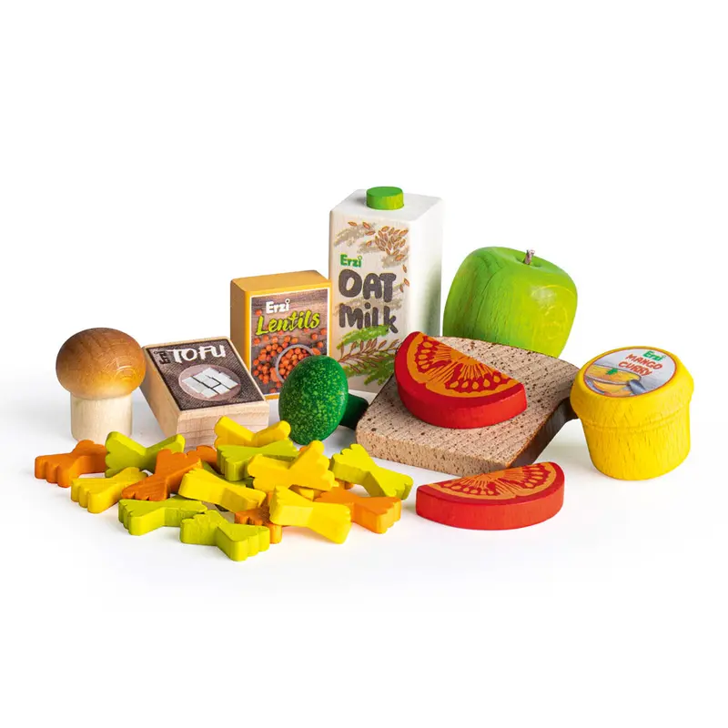 Erzi Vegan Assortment Wooden Play Food Set 2