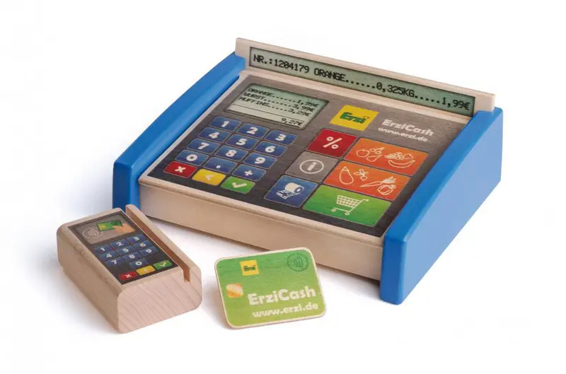 Erzi Wooden Toy Cash Register Till 1