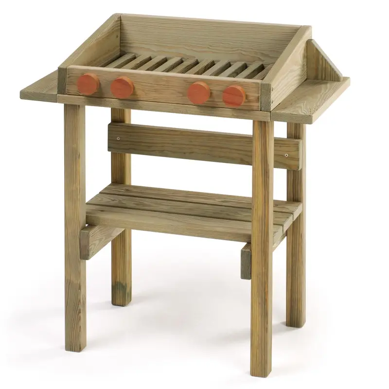 Erzi Wooden Toy Outdoor Barbecue And Grill 2