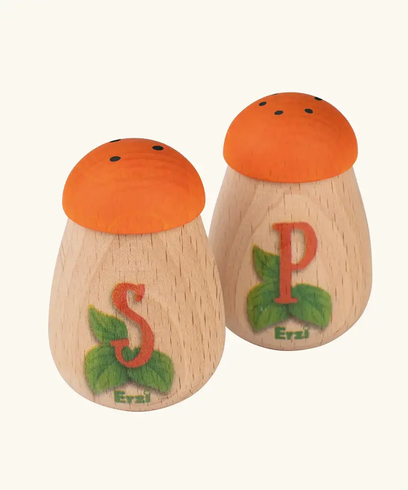 Erzi Wooden Toy Salt And Pepper Shakers 1