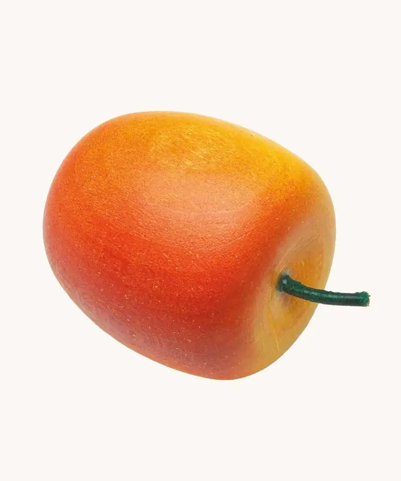Erzi Yellow-Red Apple Wooden Play Food 1