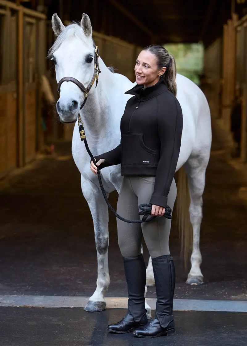Etched Equine Half Zip Sweatshirt 10