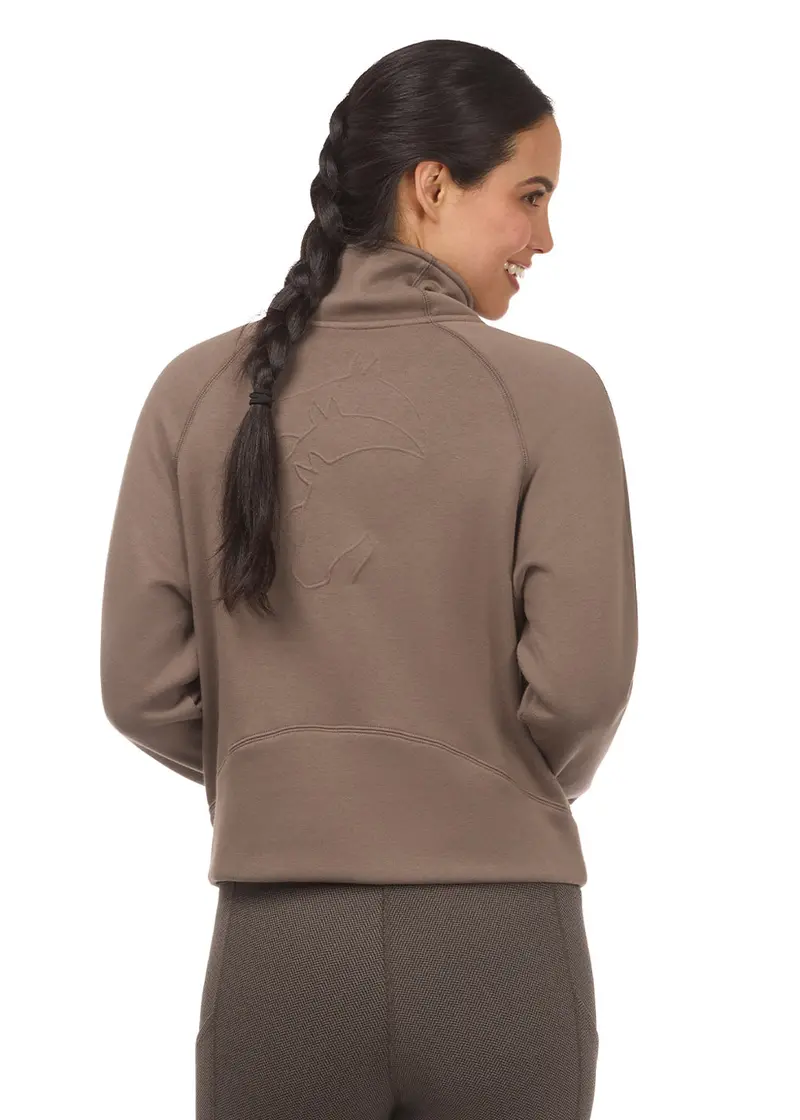 Etched Equine Half Zip Sweatshirt 14