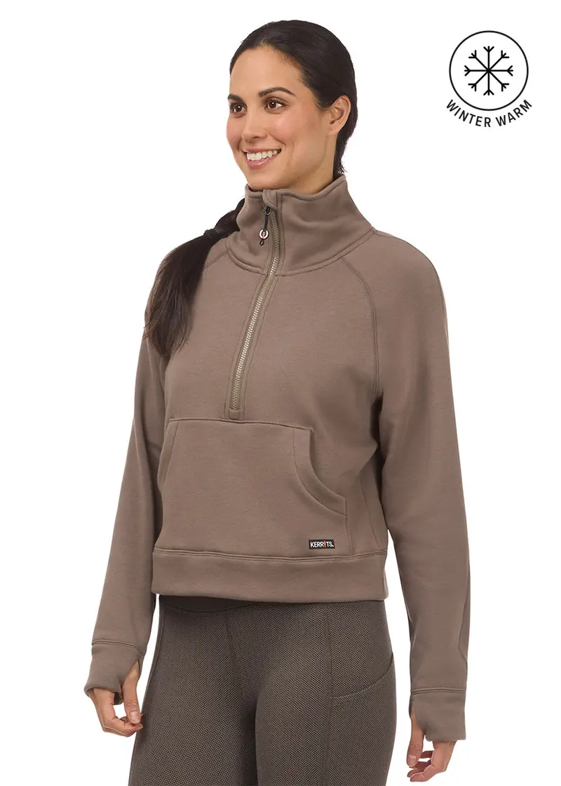 Etched Equine Half Zip Sweatshirt 17