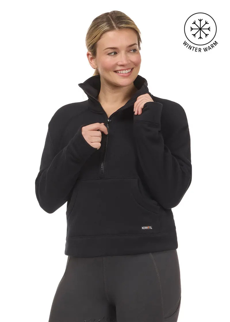 Etched Equine Half Zip Sweatshirt 9