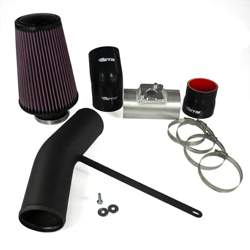 Ets 08-14 Subaru Sti Intake - Wrinkle Black 1
