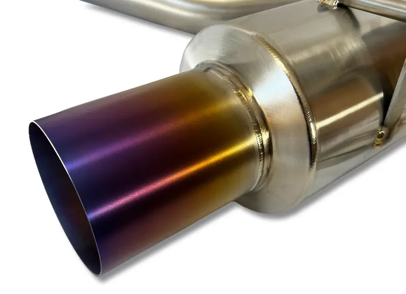 Ets '22+ Subaru Wrx Single Exit Titanium Catback Exhaust System 2