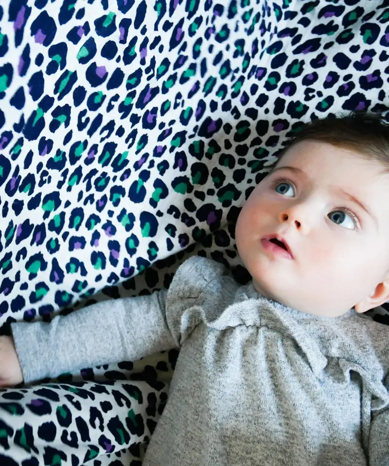 Etta Loves Organic Muslin Squares 3 Pack - Leopard Print 2