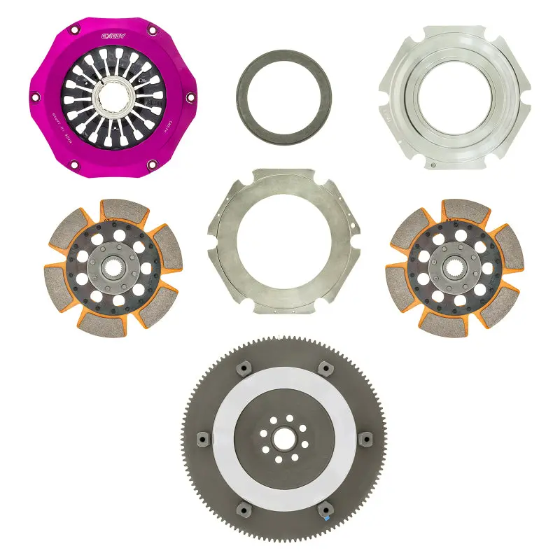 Exedy 04-14 Subaru Wrx Sti Twin Cerametallic Rigid Disc Hyper Multi Clutch 2
