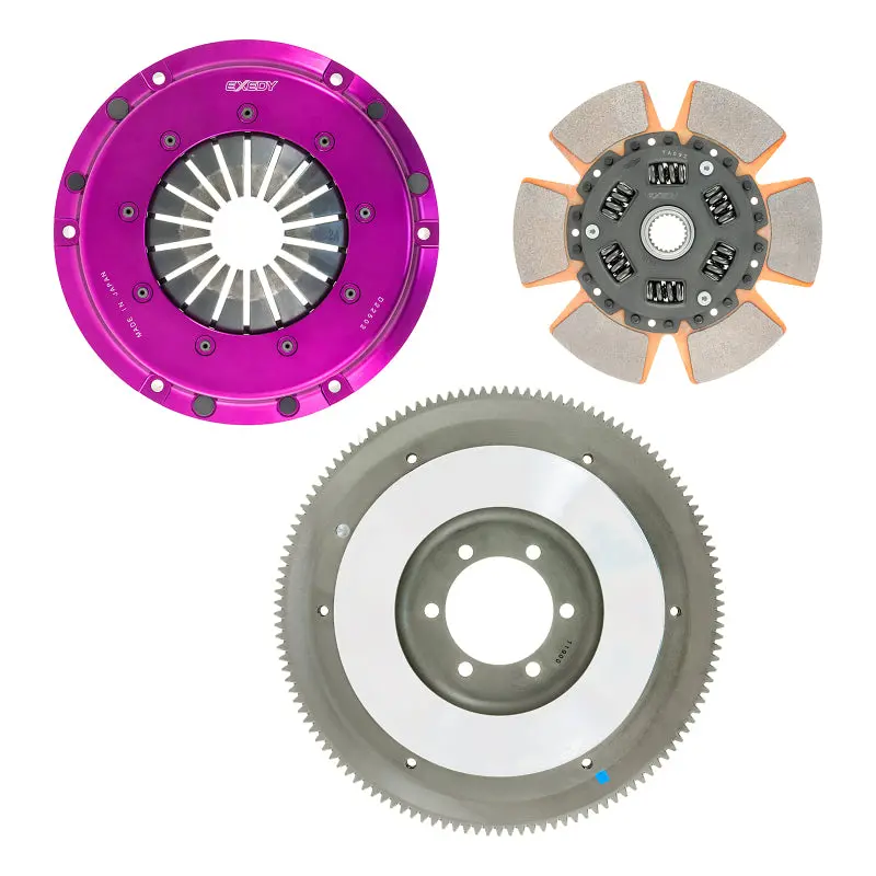 Exedy 1986-1989 Mazda Rx-7 R2 Hyper Single Clutch Sprung Center Disc Push Type Cover 2