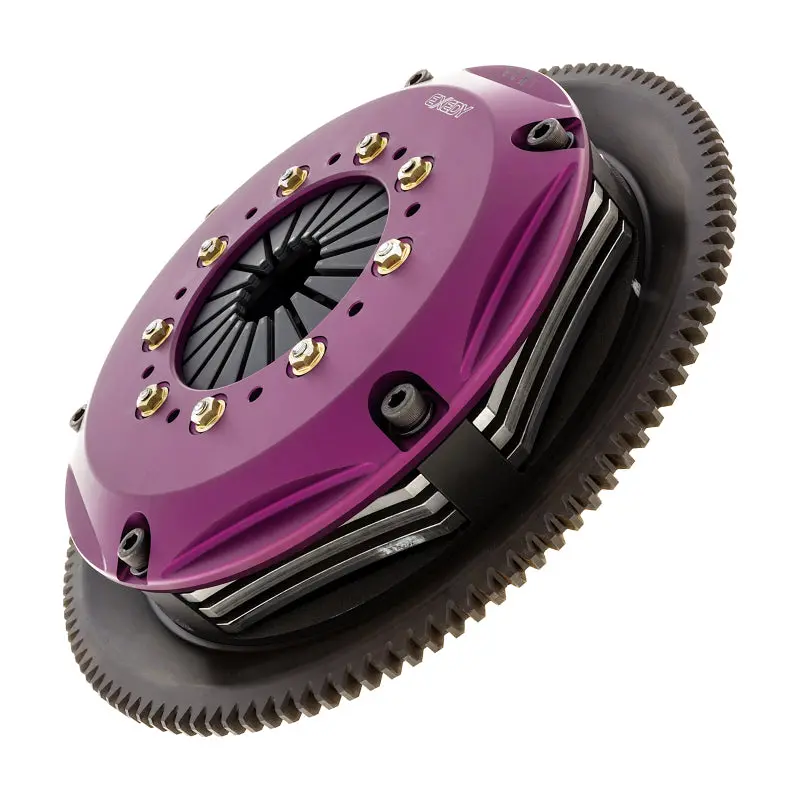 Exedy 1986-1989 Mazda Rx-7 R2 Hyper Triple Cerametallic Clutch Rigid Disc Push Type Cover 1