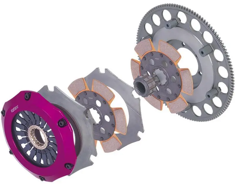 Exedy 1989-1993 Nissan Skyline Gtr L6 Hyper Compe-R Twin Cerametallic Clutch Rigid 1