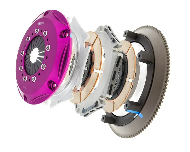 Exedy 1989-1998 Nissan 240Sx L4 Hyper Twin Cerametallic Clutch Sprung Center Disc Push Type Cover 2