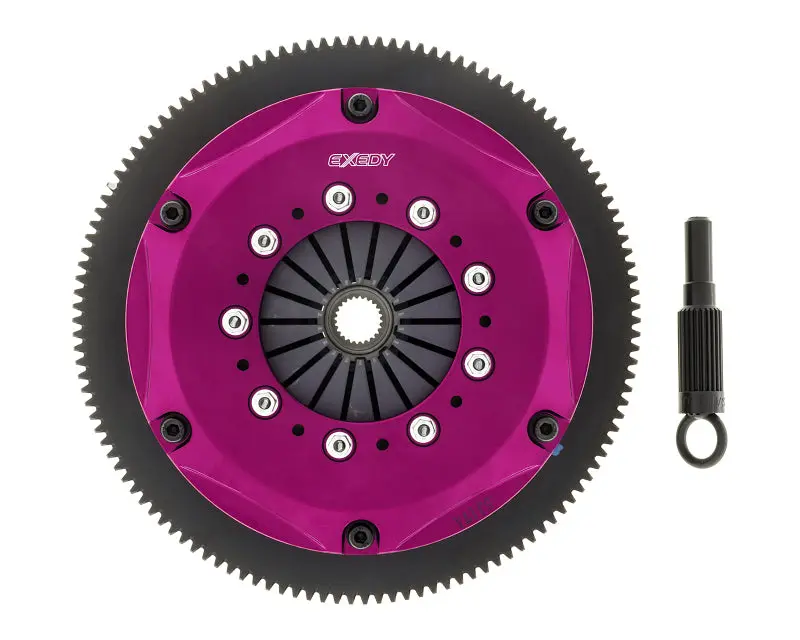 Exedy 1990-1996 Nissan 300Zx Turbo V6 Hyper Triple Cerametallic Clutch Rigid Disc Push Type Cover 1