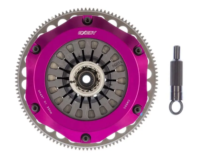 Exedy 1996-1996 Mitsubishi Lancer Evolution Iv L4 Hyper Compe-R Twin Cerametallic Clutch Rigid Disc 1