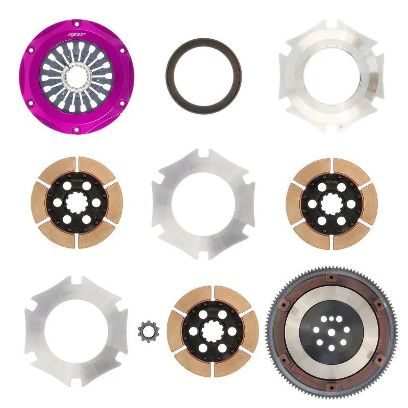 Exedy 1996-1996 Mitsubishi Lancer Evolution Iv L4 Hyper Triple Cerametallic Clutch Rigid 2