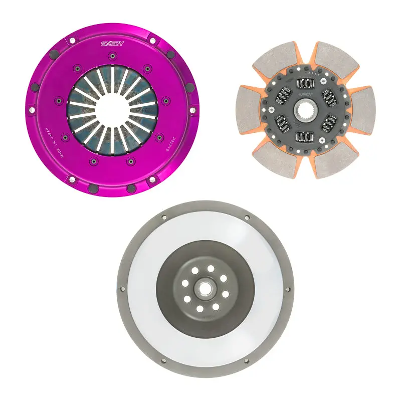 Exedy 1999-2002 Nissan Silvia L4 Hyper Single Clutch Sprung Center Disc Push Type (W/Fw Bolts) 1