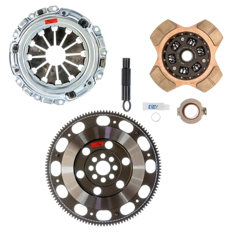 Exedy 2002-2006 Acura Rsx Base L4 Stage 2 Cerametallic Clutch 4 Puck Disc Incl. Hf02 Lightweight Fw 2
