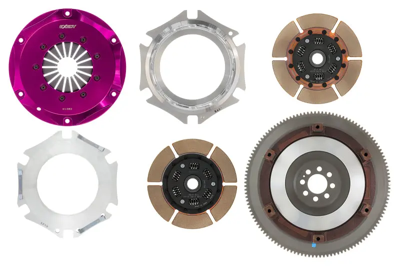 Exedy 2003-2007 Infiniti G35 V6 Hyper Twin Cerametallic Clutch Sprung Center Disc Push Type Cover 1