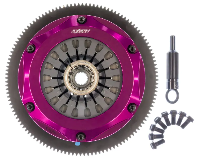 Exedy 2004-2014 Subaru Impreza Wrx Sti H4 Hyper Triple Cerametallic Clutch Rigid Disc Pull Type 2