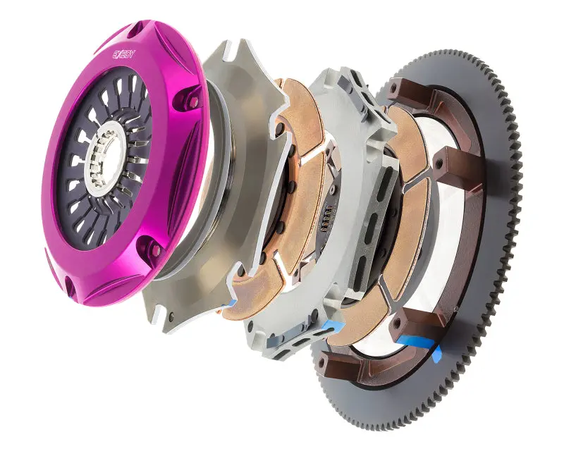 Exedy 2004-2014 Subaru Impreza Wrx Sti H4 Hyper Twin Cerametallic Clutch Sprung Disc Pull Type 2
