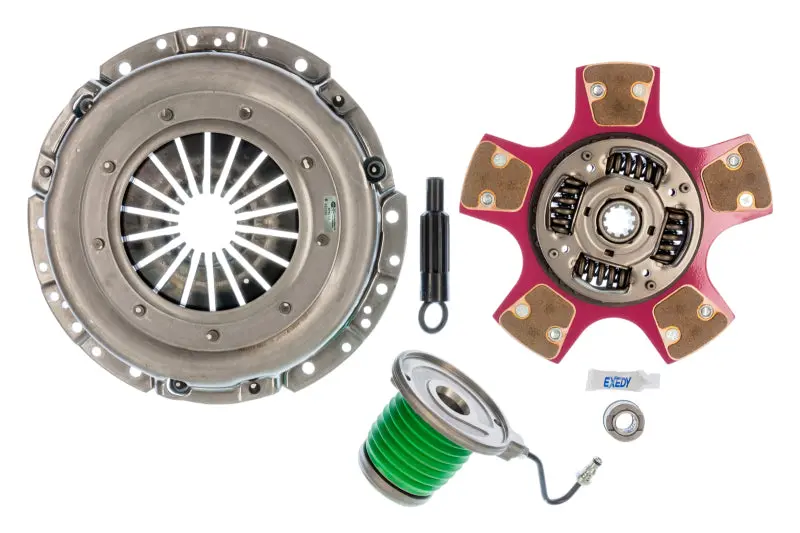 Exedy 2005-2010 Ford Mustang V8 Stage 2 Cerametallic Clutch Paddle Style Disc W/Hydraulic Sc 1