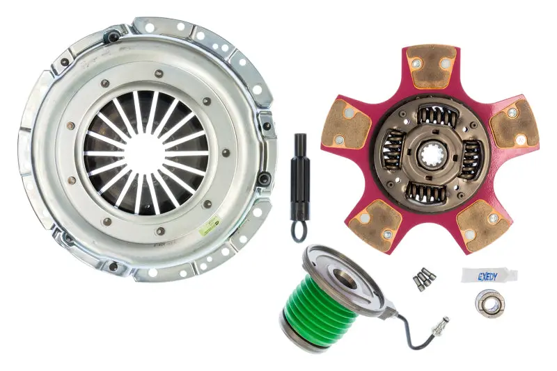 Exedy 2005-2010 Ford Mustang V8 Stage 2 Cerametallic Clutch Paddle Style Disc W/Hydraulic Sc 1